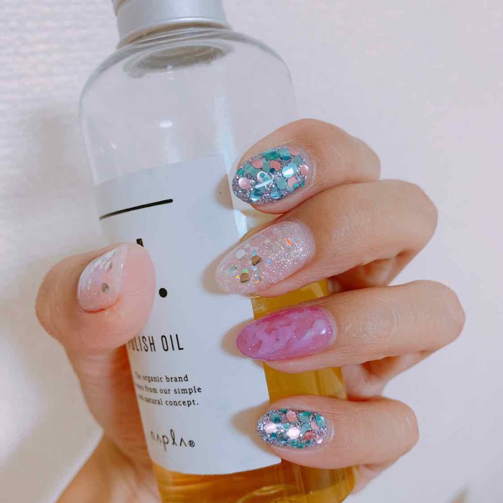 sacha🐰 on LIPS 「💅8月のテーマはキラキラ!💅最近はありえないくらいの暑い日が続..」(2枚目)