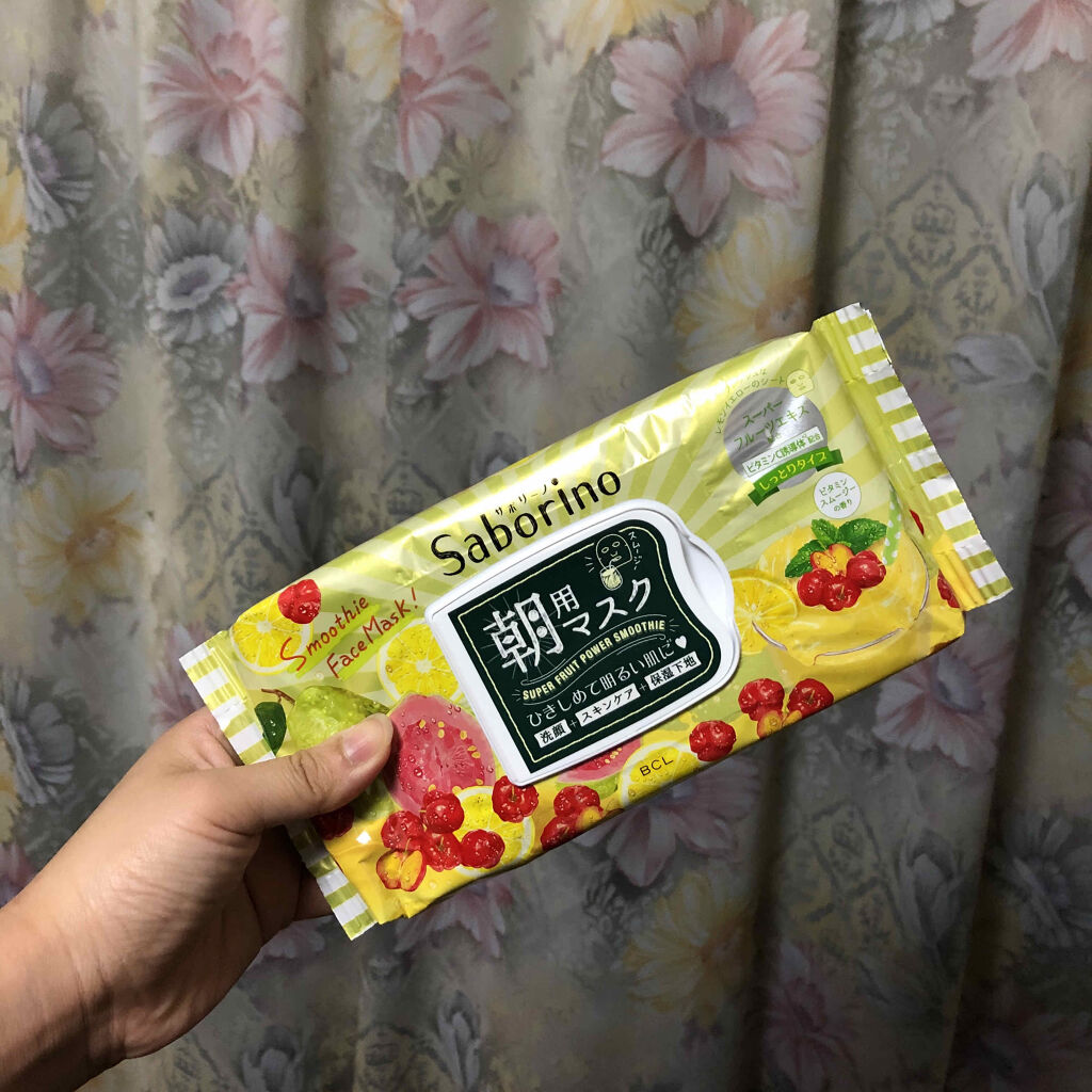 目ざまシート ビタミンスムージーの香り/サボリーノ/シートマスク・パックを使ったクチコミ（1枚目）
