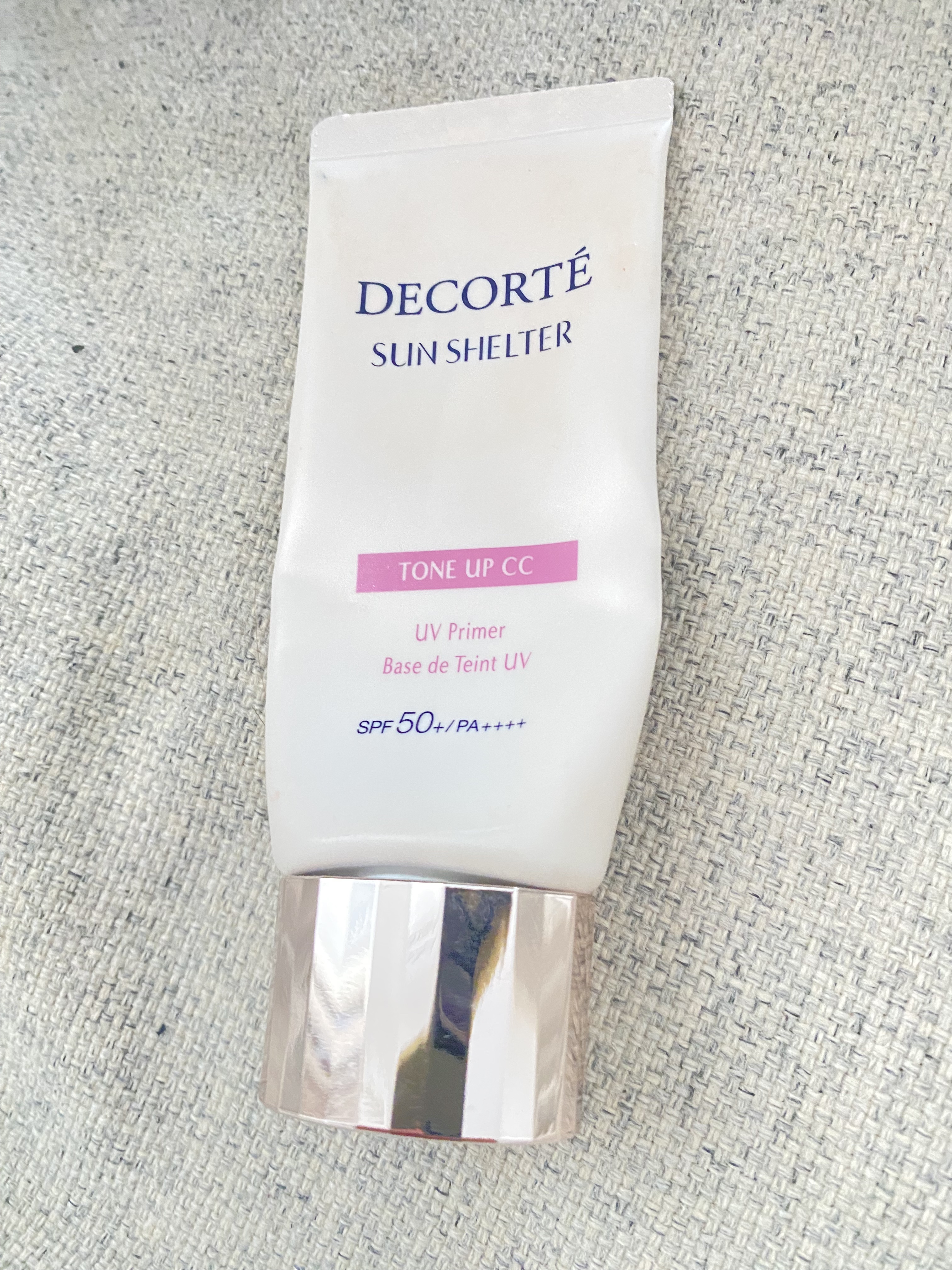 サンシェルター　マルチ プロテクション　トーンアップＣＣ/DECORTÉ/化粧下地を使ったクチコミ（1枚目）