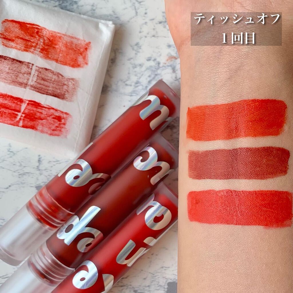 Tattoo lip candle tint/Keep in Touch/口紅を使ったクチコミ（3枚目）