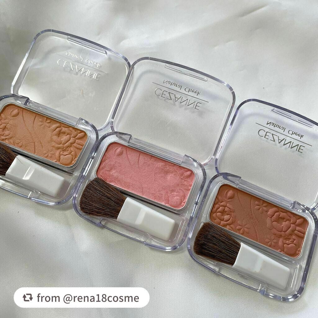 ナチュラル チークN/CEZANNE/パウダーチークを使ったクチコミ(2枚目)