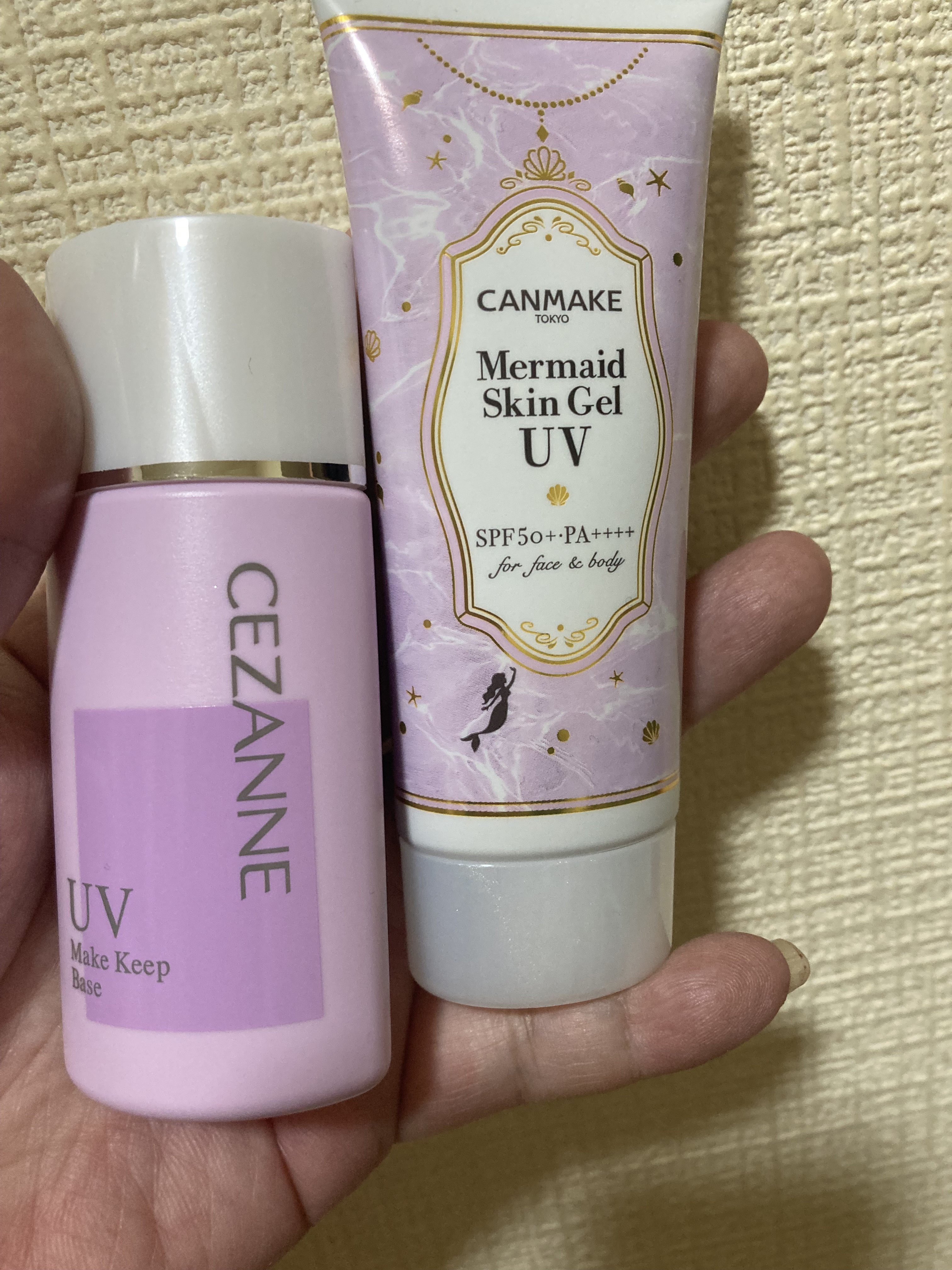 マーメイドスキンジェルUV/キャンメイク/日焼け止めジェルを使ったクチコミ（3枚目）