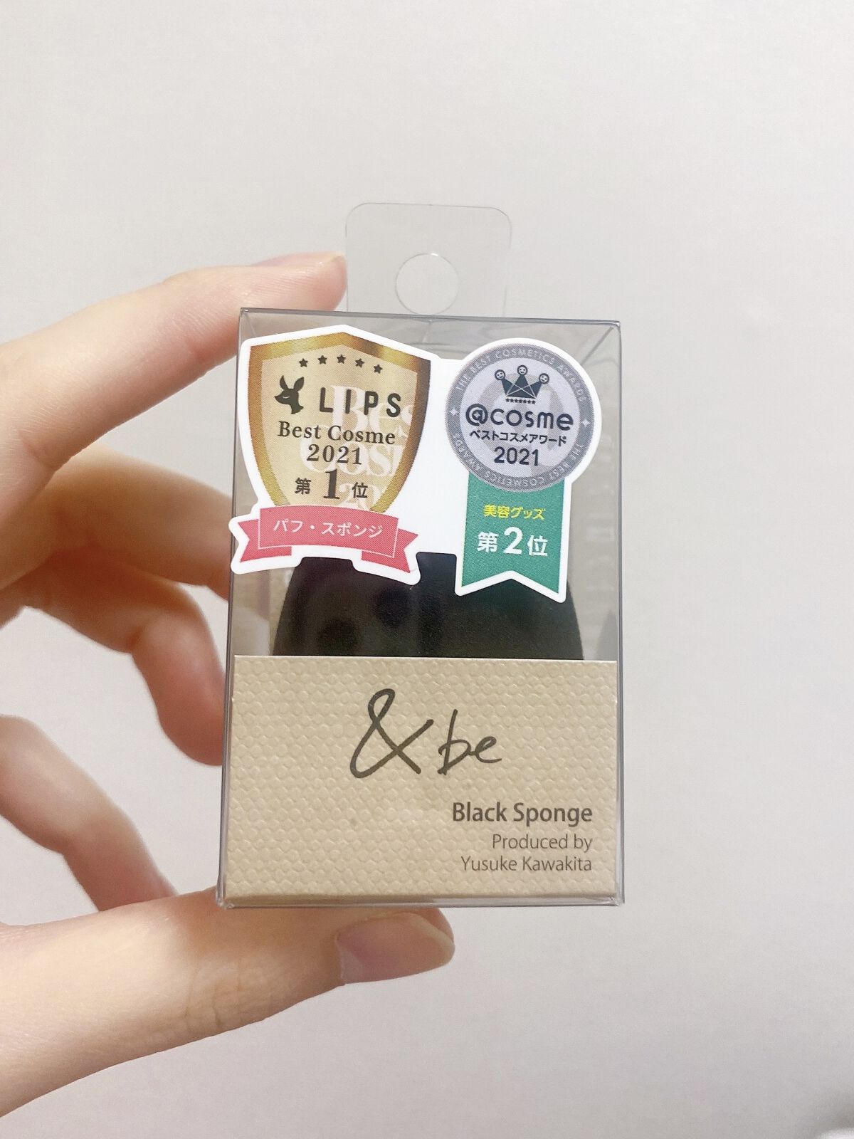 &be ブラックスポンジ/＆be/パフ・スポンジを使ったクチコミ（1枚目）