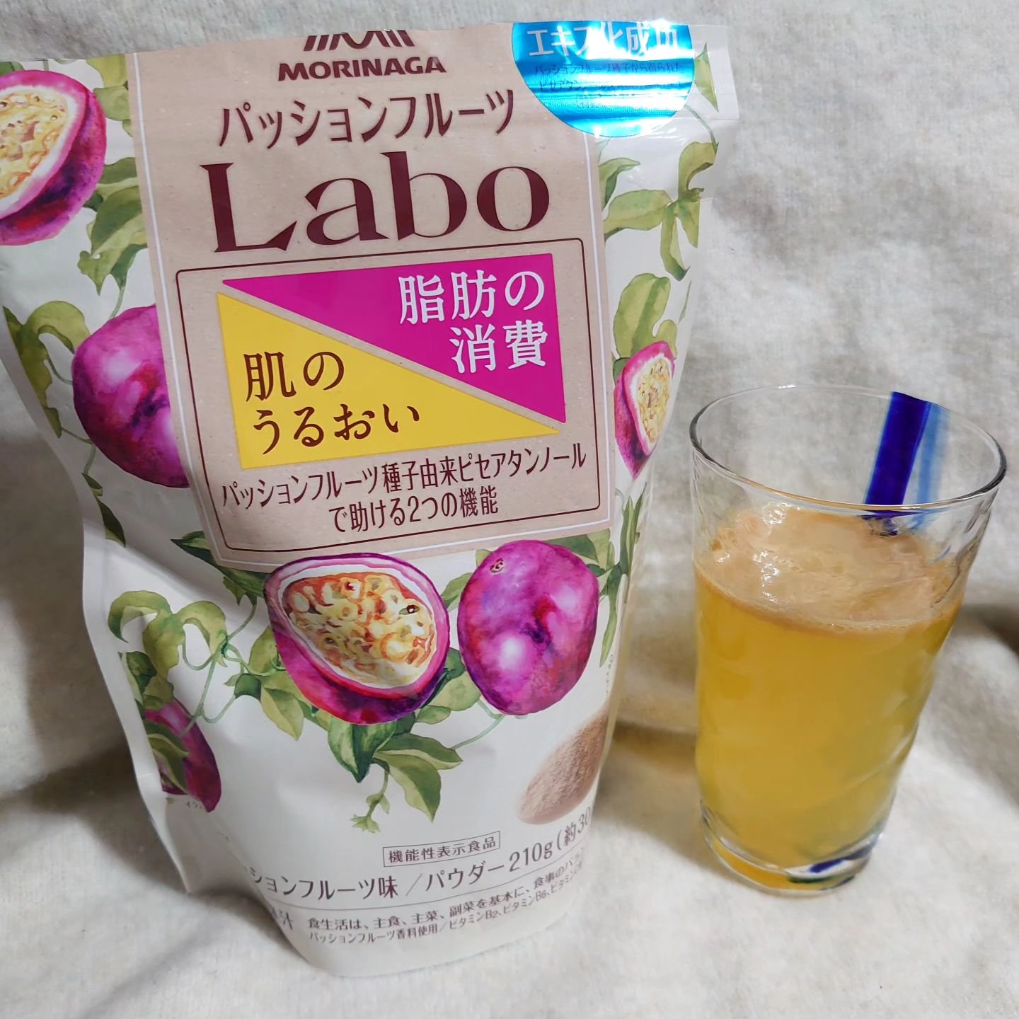 パッションフルーツLaboパウダー/森永製菓/食品を使ったクチコミ（1枚目）