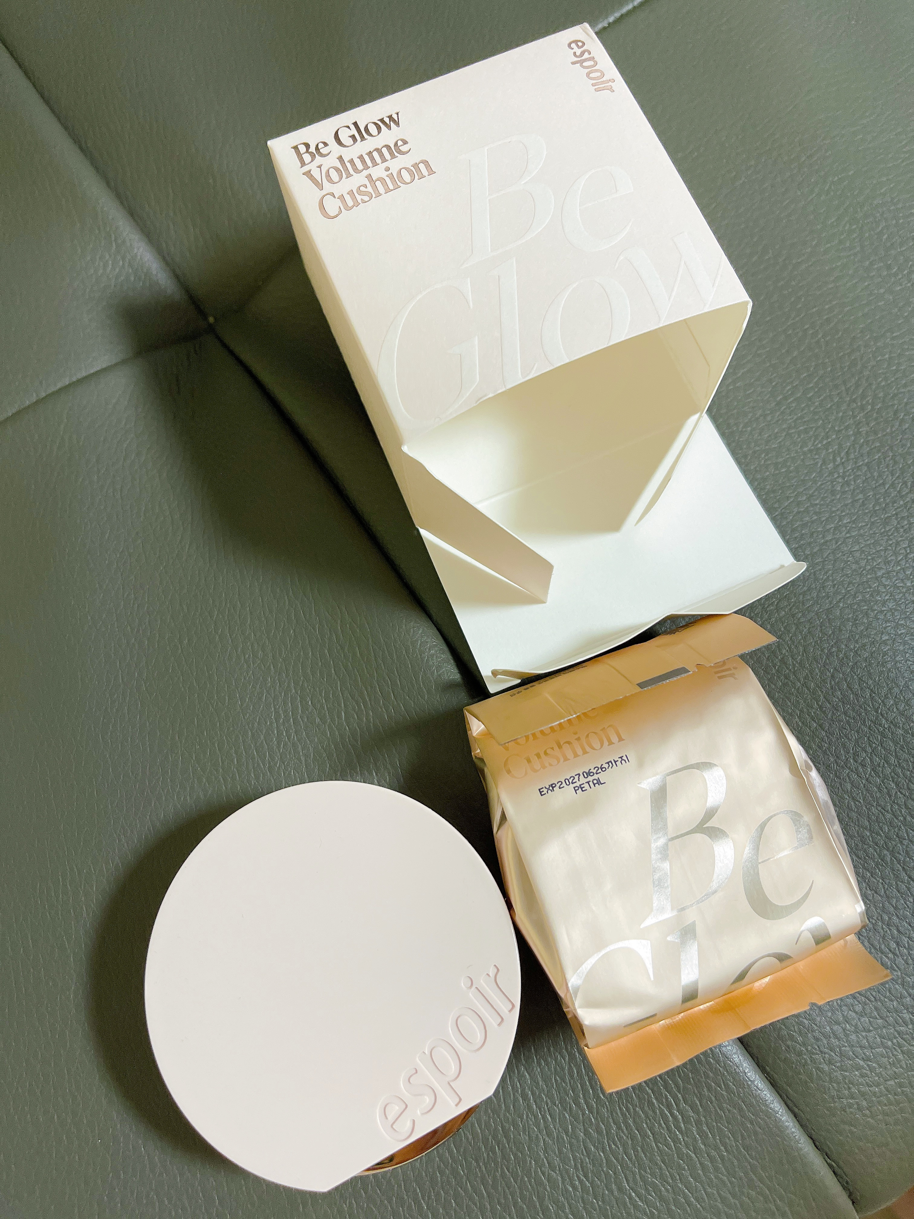 エスポア ビーグロー ボリュームクッション 22 ペタル/espoir/クッションファンデーションを使ったクチコミ（1枚目）