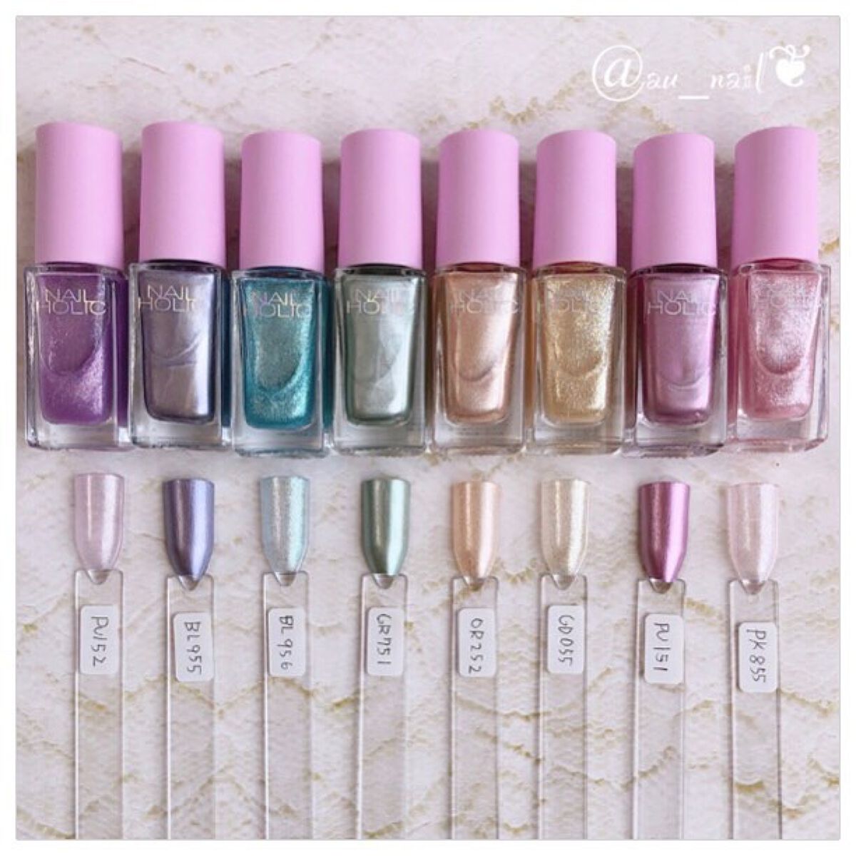 ネイルホリック リミテッドカラー Popping Sugar/ネイルホリック/マニキュアを使ったクチコミ（2枚目）