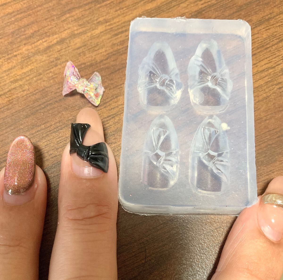 シリコンモールド/NAILTOWN/ジェルネイルを使ったクチコミ(9枚目)