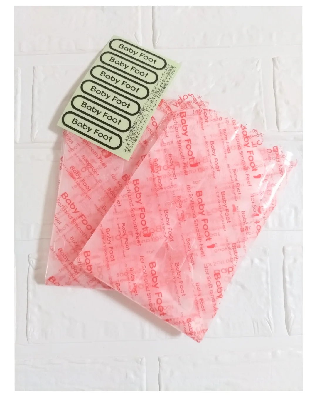 イージーパックDP60分タイプ 摘みたていちごの香り/ベビーフット/レッグ・フットケアを使ったクチコミ（3枚目）