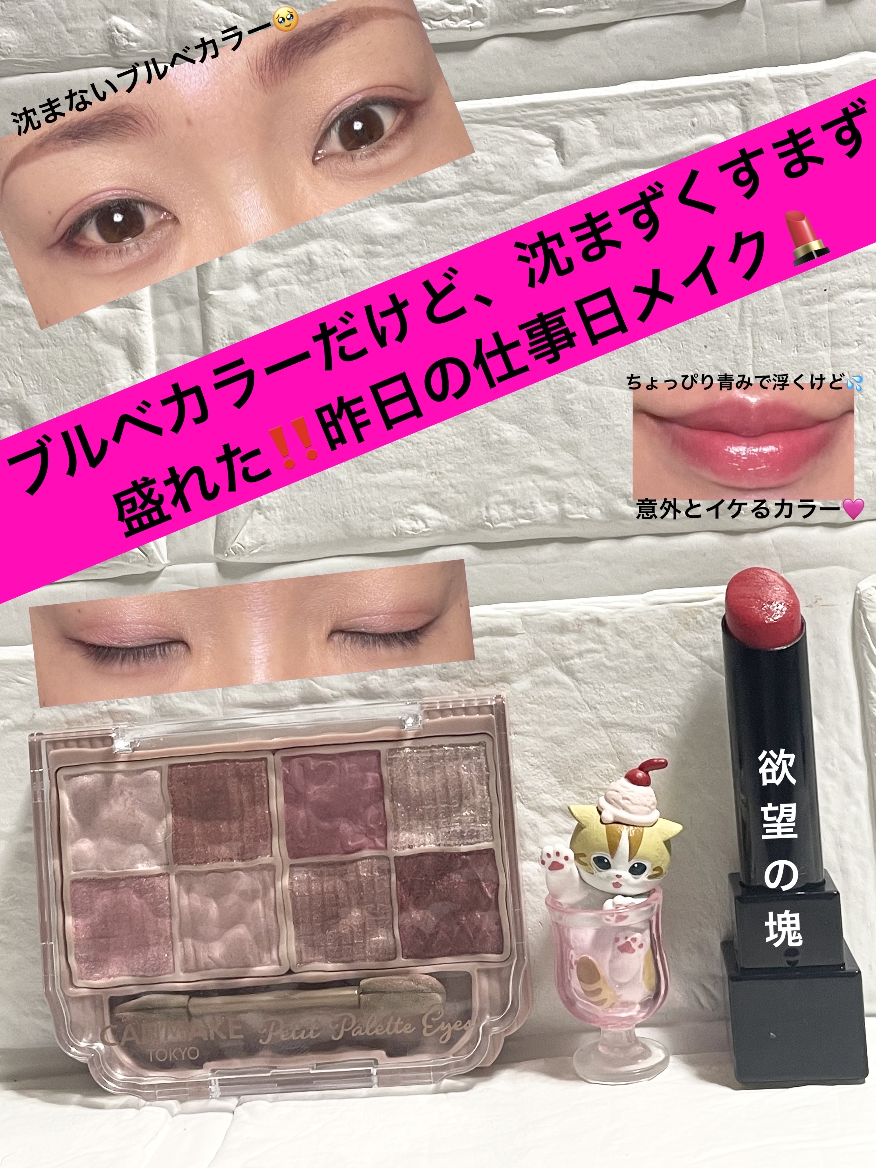 プティパレットアイズ/キャンメイク/パウダーアイシャドウを使ったクチコミ（1枚目）