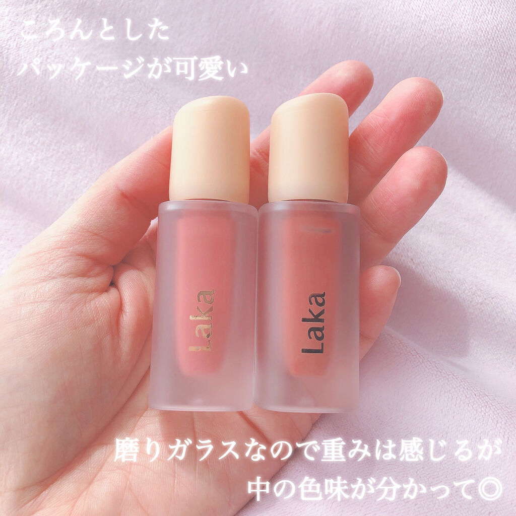フルーティーグラムティント/Laka/リップティントを使ったクチコミ（2枚目）