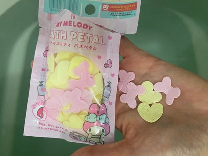MY MELODY BATH PETAL/サンリオ/保湿系入浴剤を使ったクチコミ(5枚目)