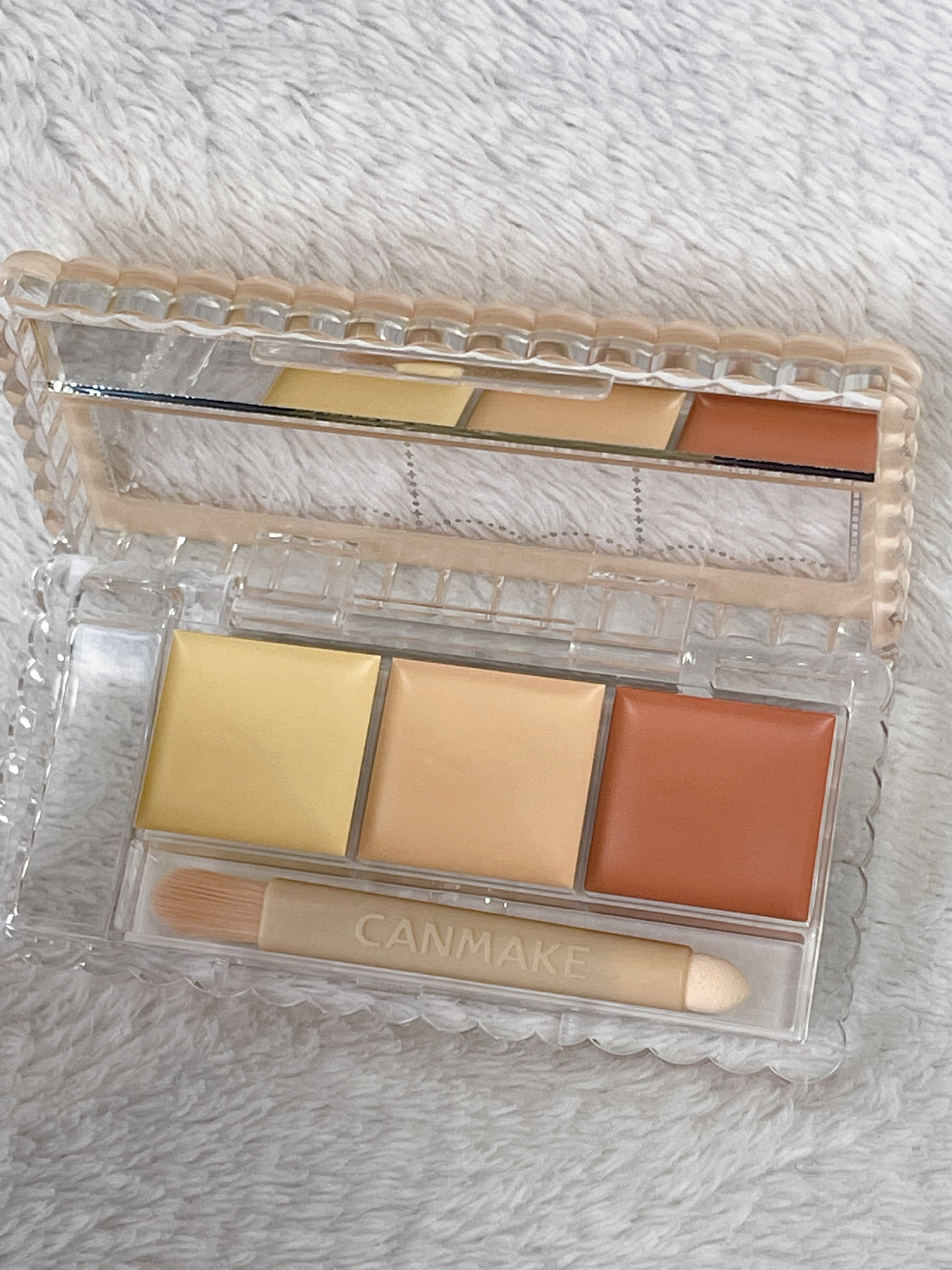 カラーミキシングコンシーラー/キャンメイク/パレットコンシーラーを使ったクチコミ（2枚目）