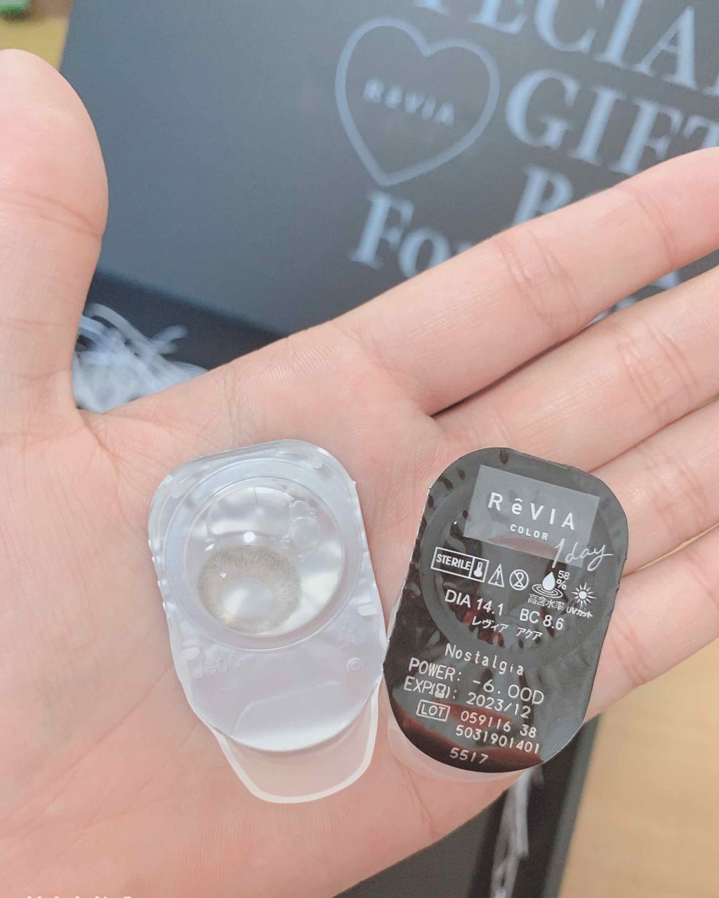 ReVIA 1day [COLOR] Nostalgia（ノスタルジア）/ReVIA/ワンデー（１DAY）カラコンを使ったクチコミ（2枚目）