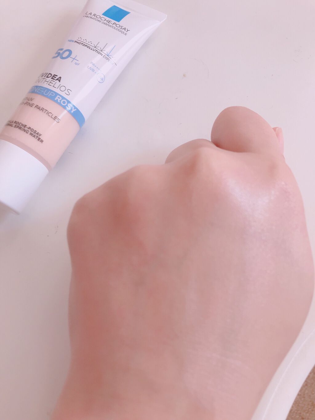 UVイデア XL プロテクショントーンアップ ローズ/ラ ロッシュ ポゼ/日焼け止めクリームを使ったクチコミ（3枚目）