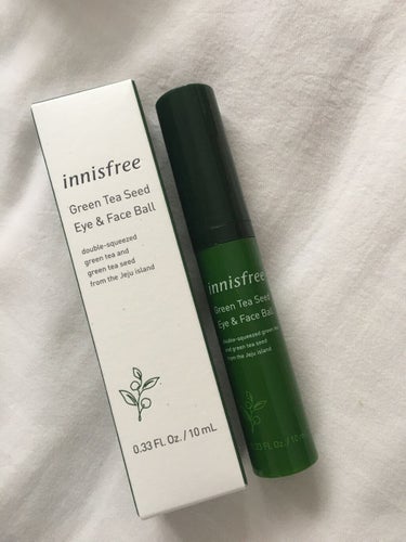 グリーンティーシード アイ＆フェイスボール/innisfree/美容液を使ったクチコミ（1枚目）