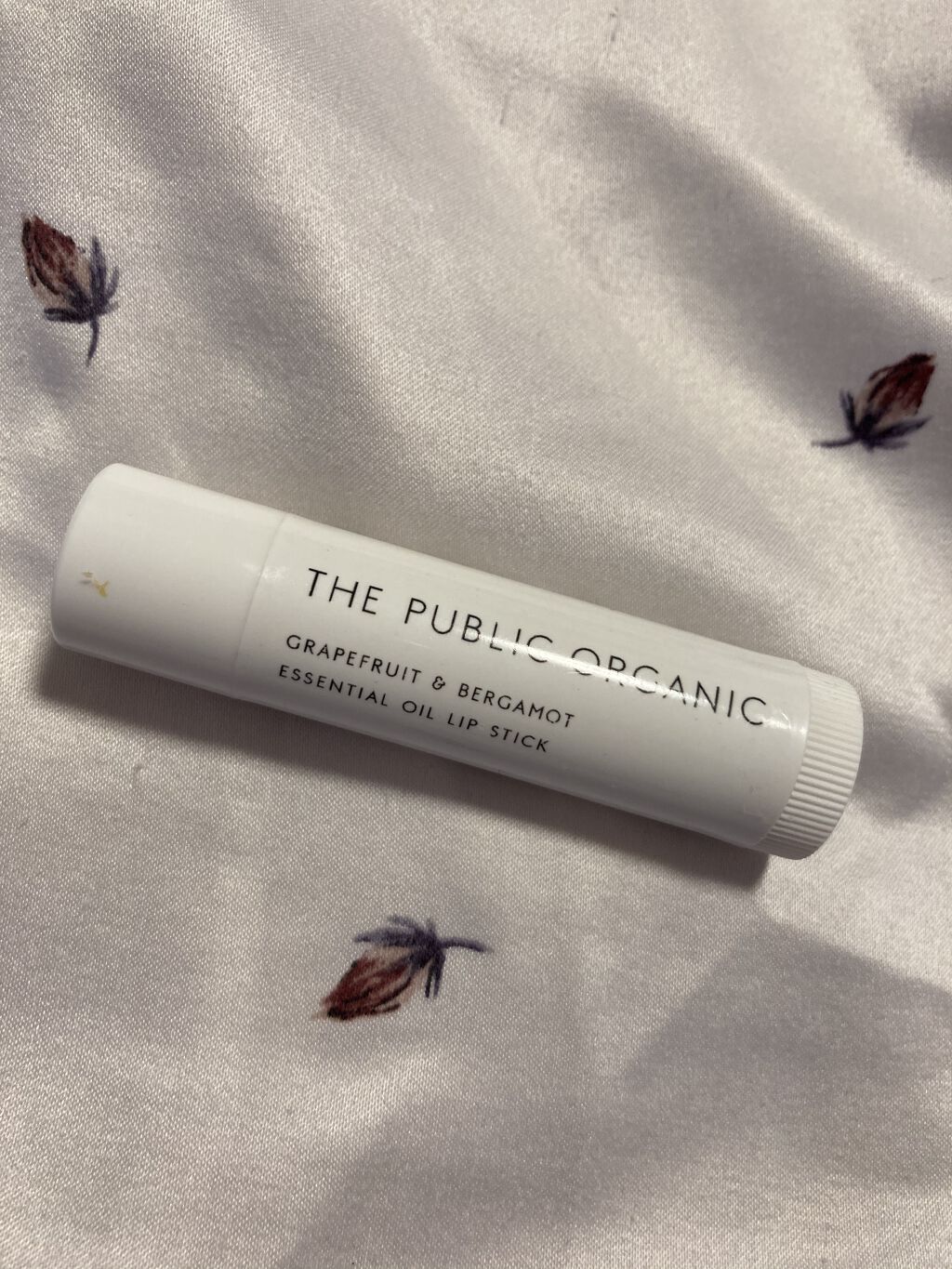 オーガニック認証 精油リップスティック スーパーポジティブ ライズ/THE PUBLIC ORGANIC/リップクリームを使ったクチコミ（1枚目）