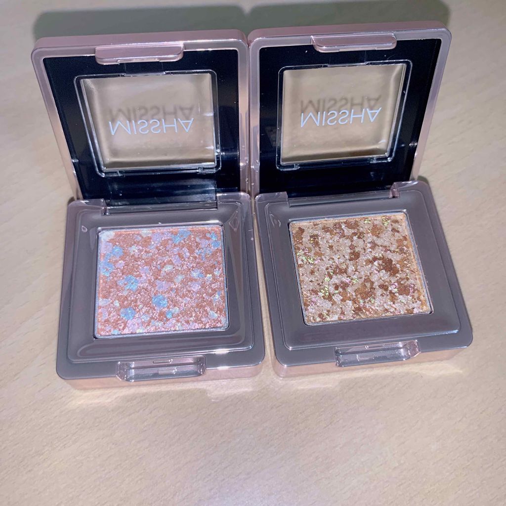 グリッタープリズム シャドウ/MISSHA/グリッターを使ったクチコミ（1枚目）