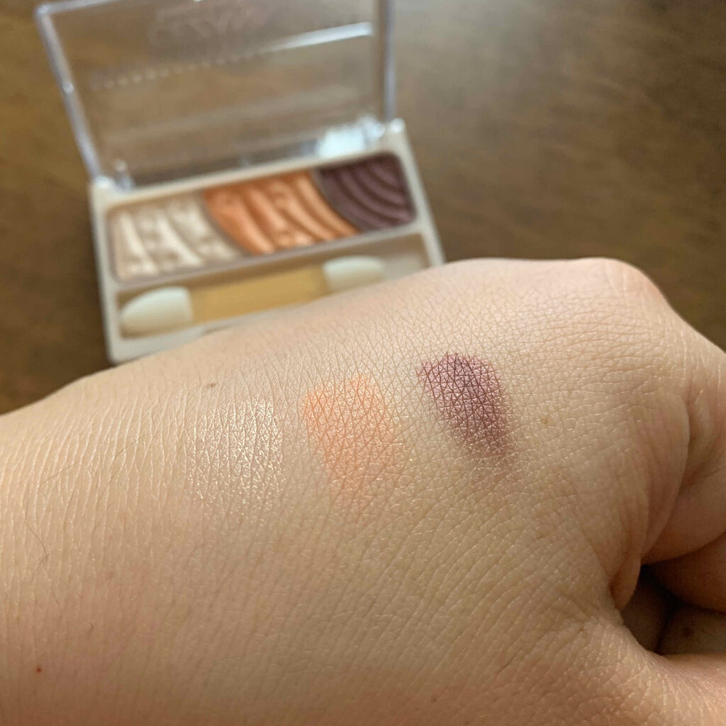 トーンアップアイシャドウ/CEZANNE/アイシャドウパレットを使ったクチコミ（3枚目）