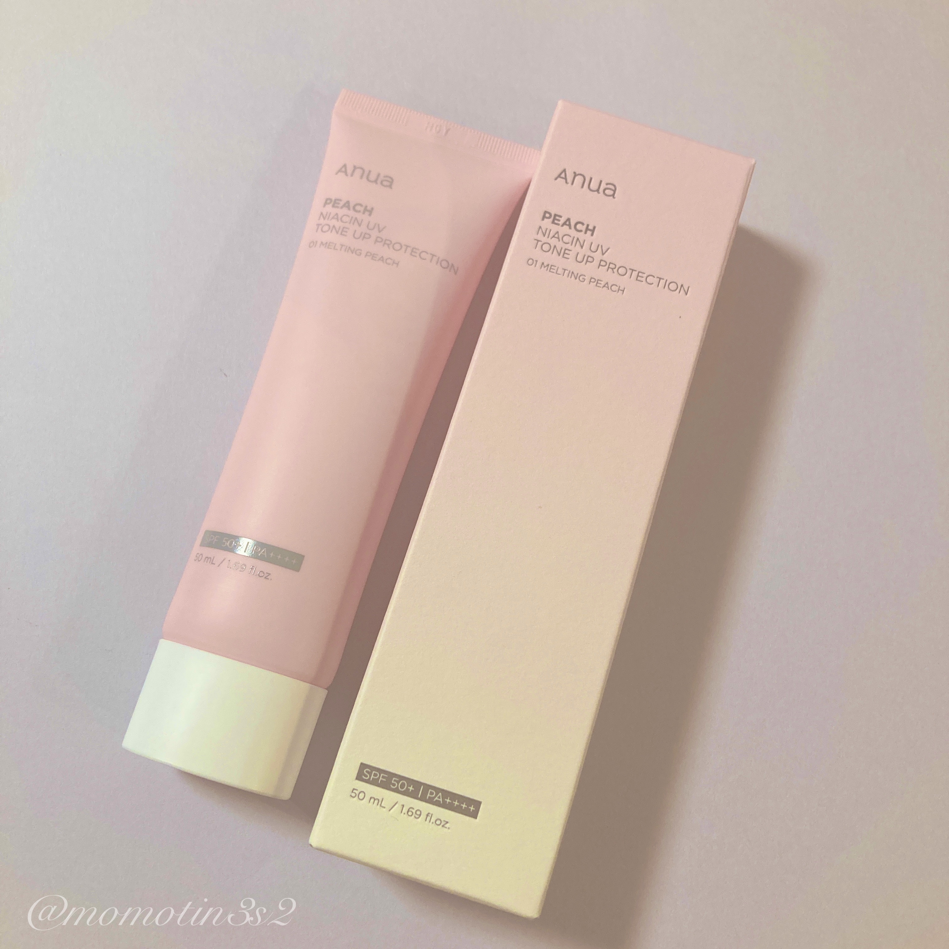 桃ナイアシン UVトーンアッププロテクション/Anua/化粧下地を使ったクチコミ（3枚目）