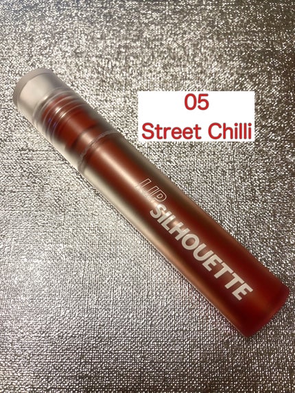 リップシルエットマットベルベットティント/i’m meme/リップティントを使ったクチコミ(2枚目)