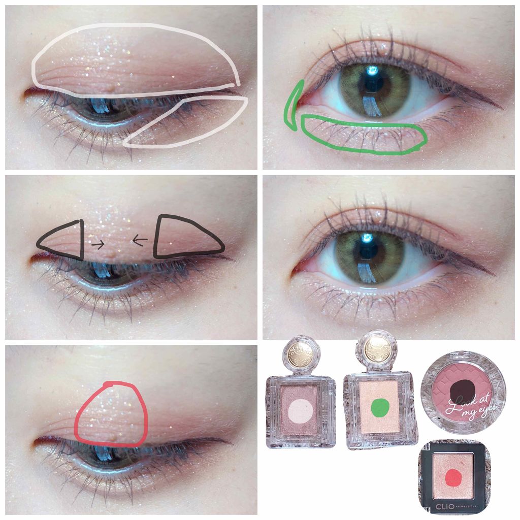 ルックアット マイアイ カフェ/ETUDE/単色アイシャドウを使ったクチコミ（3枚目）