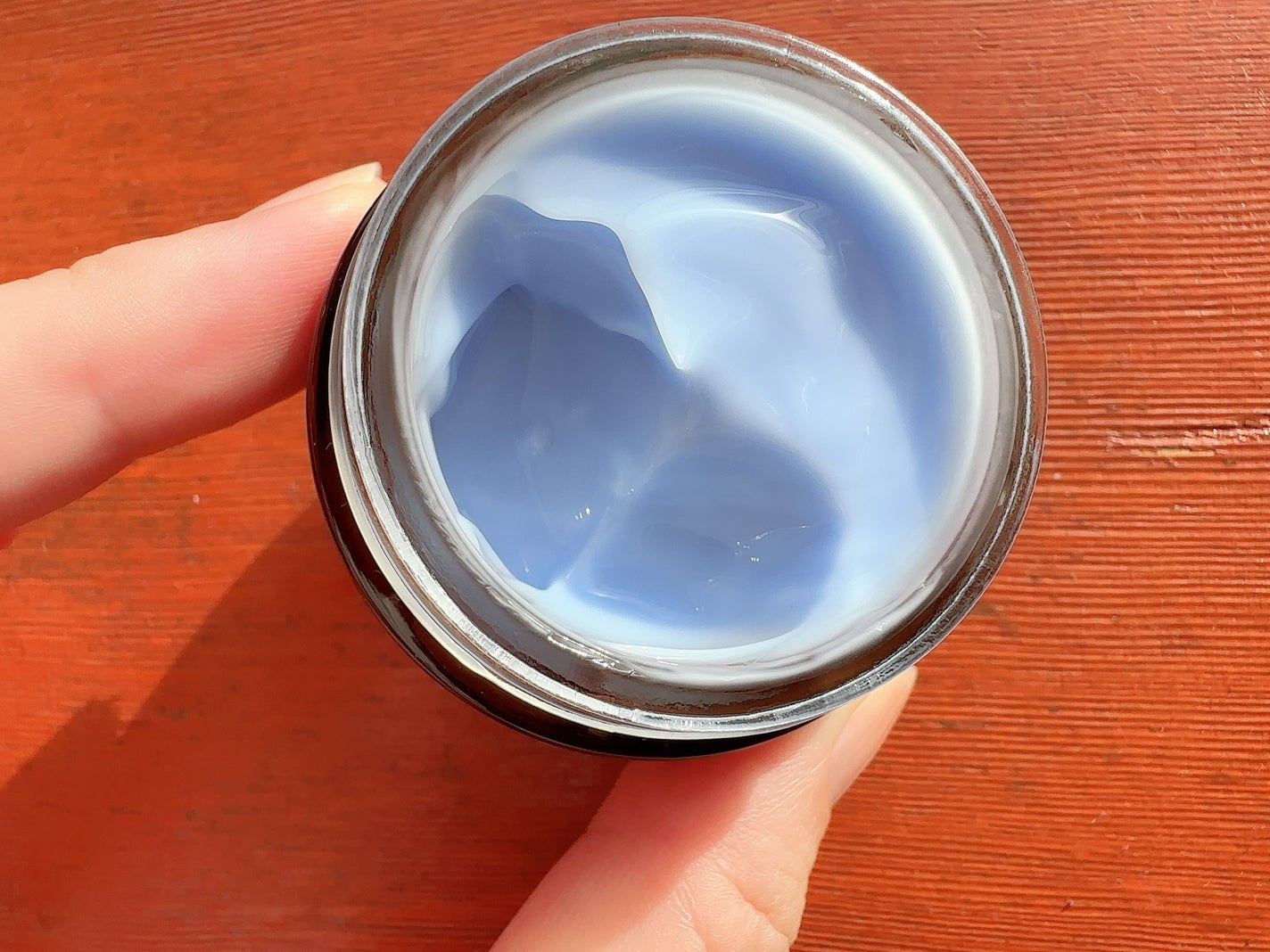 ミッドナイトブルーカーミングクリーム/Klairs/フェイスクリームを使ったクチコミ(2枚目)