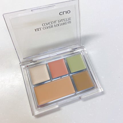 キル カバー ファンウェア コンシール パレット/CLIO/パレットコンシーラーを使ったクチコミ(2枚目)