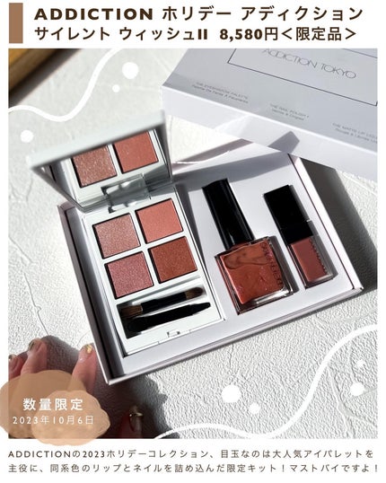ホリデー アディクション サイレント ウィッシュⅡ /ADDICTION/メイクアップキットを使ったクチコミ(2枚目)