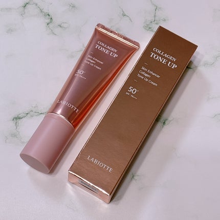 スキンエンハンサーコラーゲントーンアップクリーム/LABIOTTE/日焼け止めクリームを使ったクチコミ(4枚目)