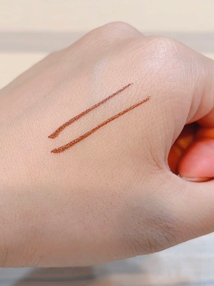 プライムリキッドアイライナー リッチキープ 03 ナチュラルブラウン/ヒロインメイク/リキッドアイライナーを使ったクチコミ(3枚目)