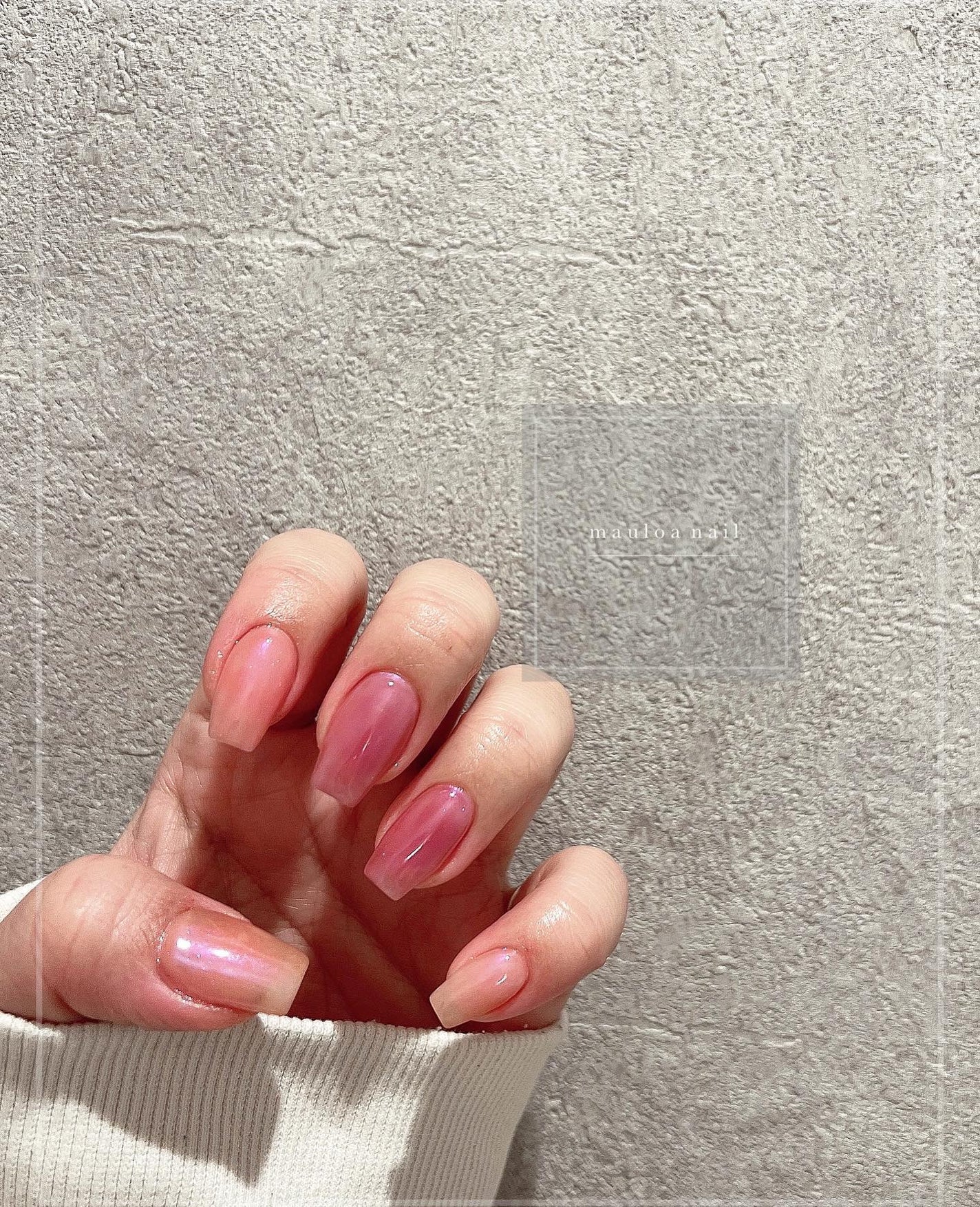 mauloa_nail on LIPS 「・春ピンク♡・・・@leavnail_official_jp♡..」(1枚目)