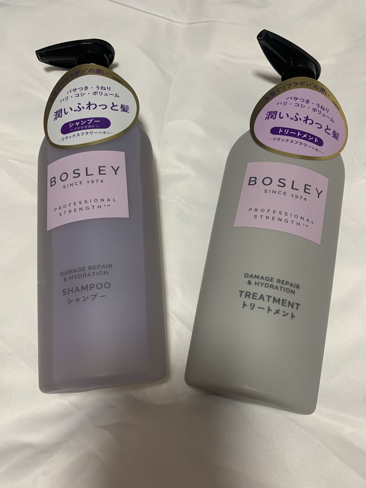 シャンプー/ ヘアトリートメント リラックスフラワーの香り シャンプー 400ml/ボズレー/市販シャンプーを使ったクチコミ（1枚目）