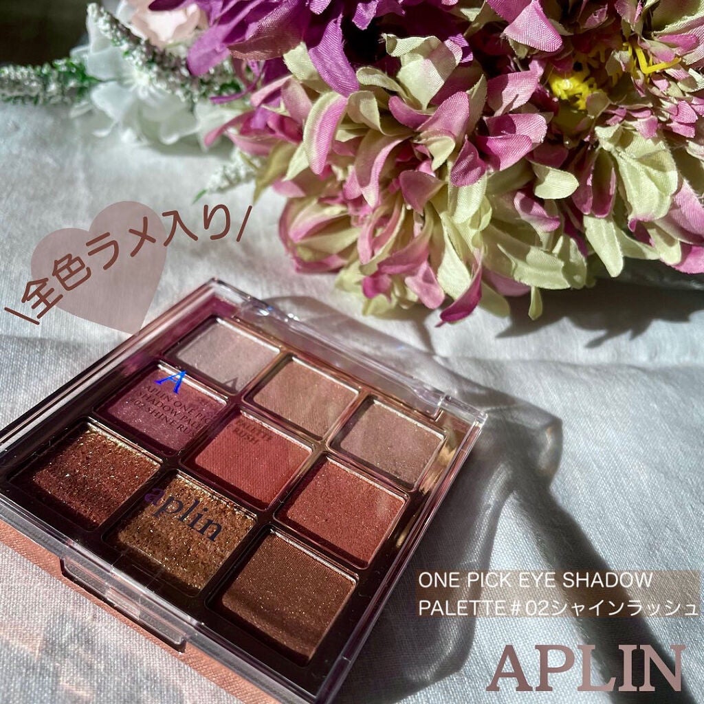 ワンピックアイシャドウパレット/APLIN/アイシャドウパレットを使ったクチコミ(1枚目)