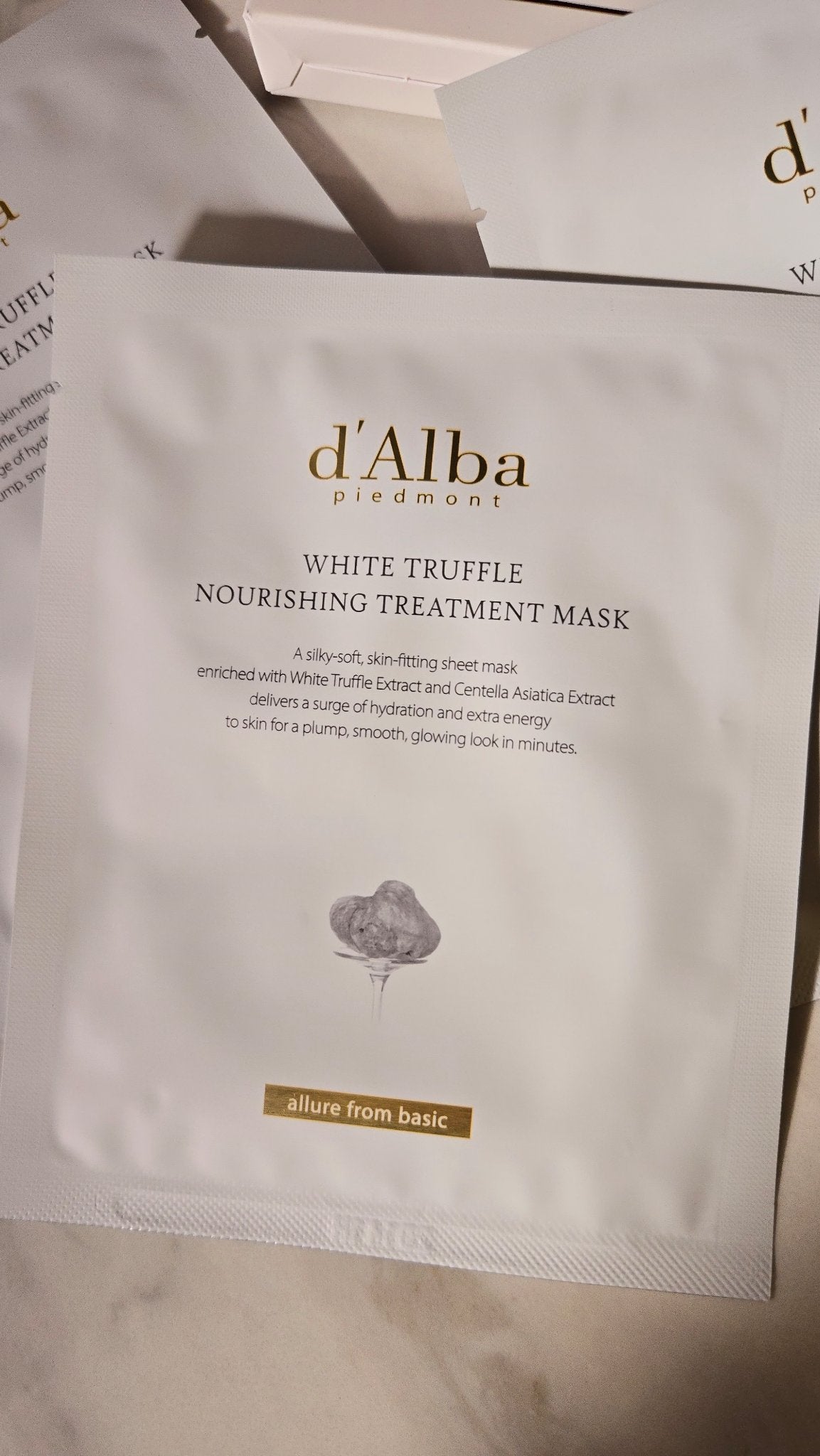 ホワイトトリュフナリシングトリートメントマスク/ダルバ/シートマスク・パックを使ったクチコミ(3枚目)