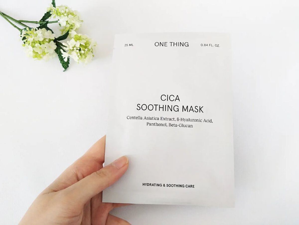 CICAスージングマスク/ONE THING/シートマスク・パックを使ったクチコミ（3枚目）
