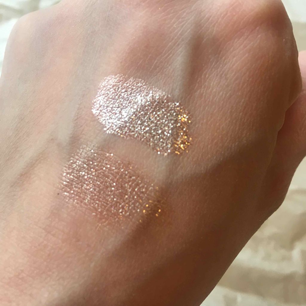 グリッター&グロウ リキッドアイシャドウ/stila/グリッターを使ったクチコミ（2枚目）