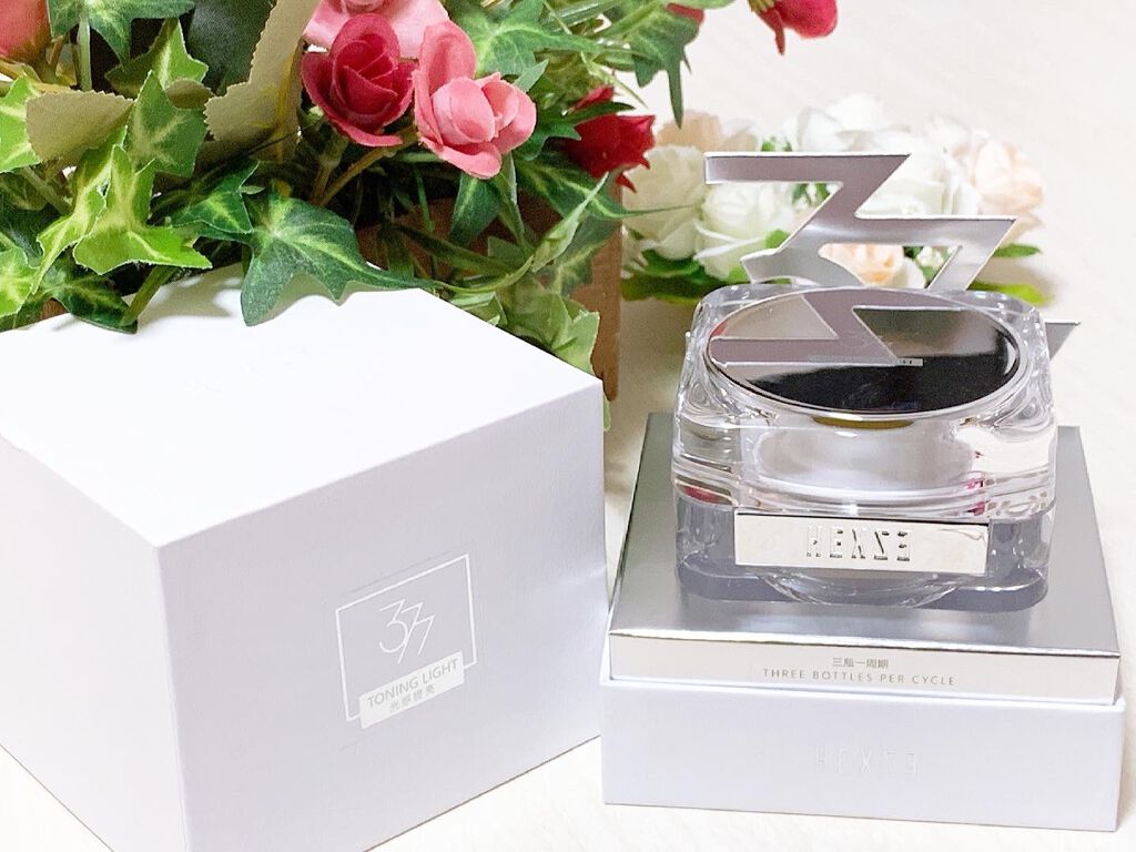 HEXZE３７７SRクリームフェイスモイスチャライザークリーム/HEXZE（ヘックスゼ）/フェイスクリームを使ったクチコミ（3枚目）