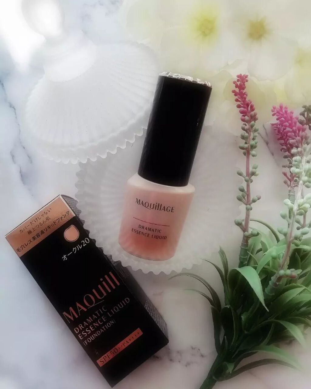 ドラマティックエッセンスリキッド/マキアージュ/リキッドファンデーションを使ったクチコミ(1枚目)