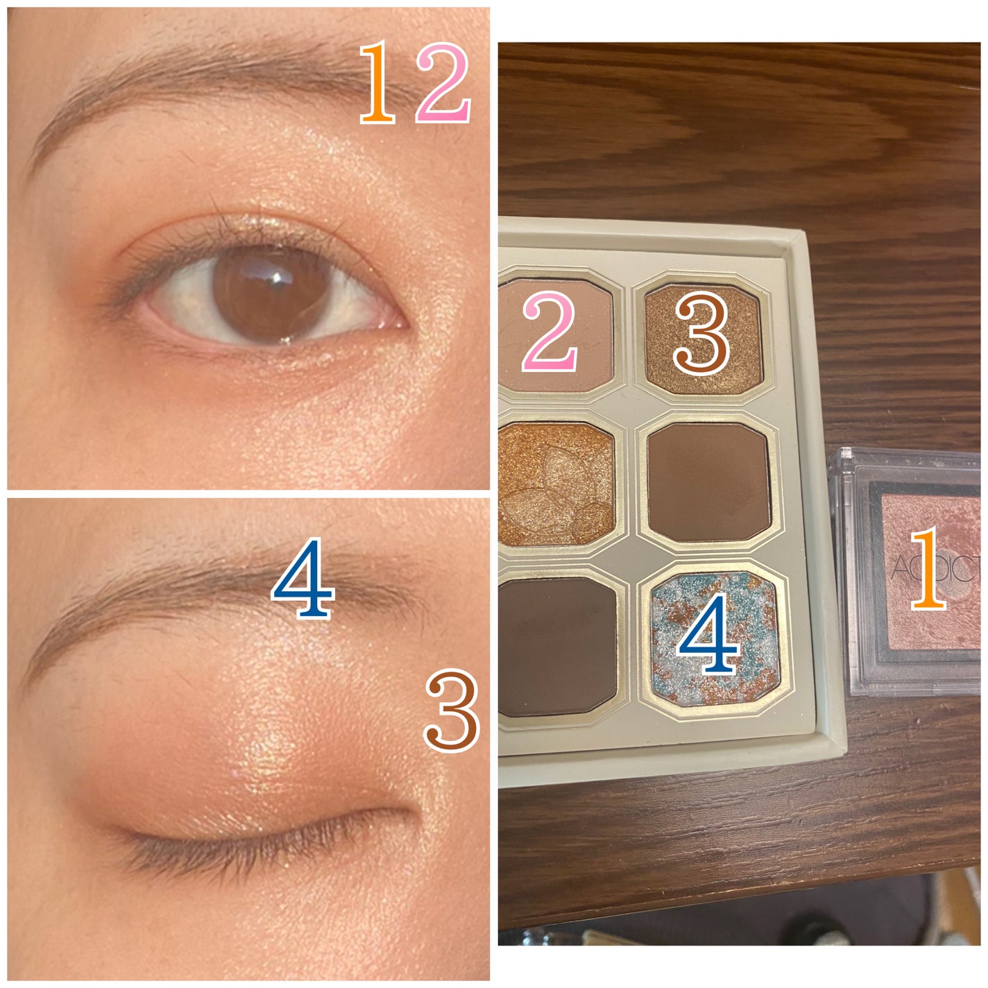 アディクション ザ アイシャドウ パール/ADDICTION/単色アイシャドウを使ったクチコミ(2枚目)