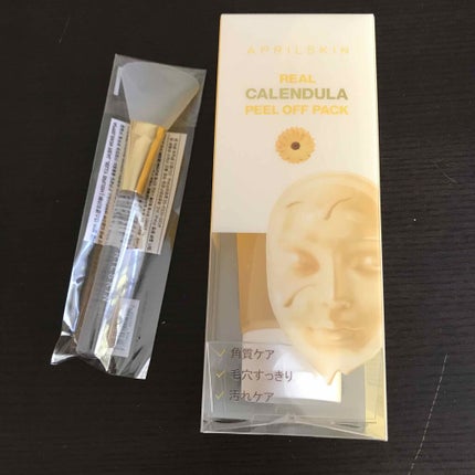 リアルカレンデュラピールオフパック/APRILSKIN/ピーリングを使ったクチコミ(1枚目)