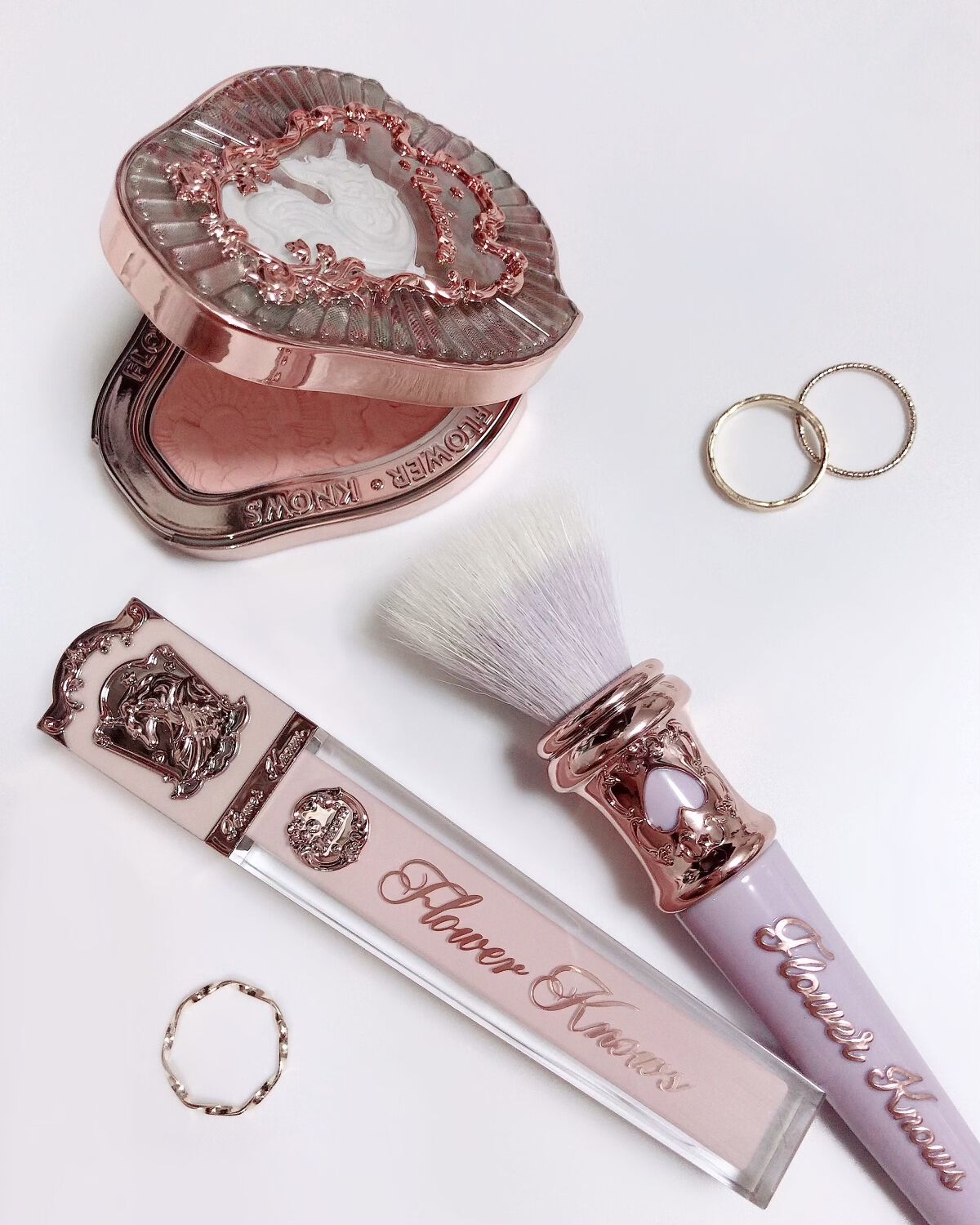 クリスタルユニコーンシリーズ チークブラッシュ/FlowerKnows/パウダーチークを使ったクチコミ（1枚目）