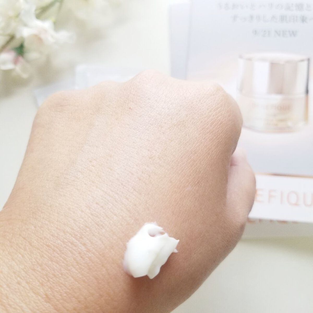 リュクス リブルームナイトクリーム/BENEFIQUE/フェイスクリームを使ったクチコミ(4枚目)