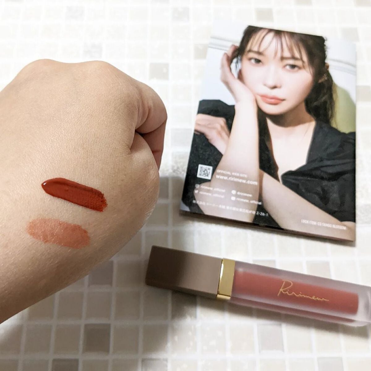 センシュアルフィックスティント/Ririmew/リップティントを使ったクチコミ(3枚目)