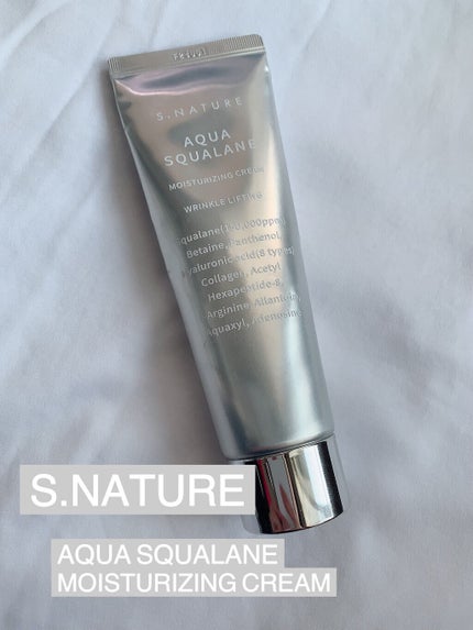 アクアスクワランモイスチャークリーム/S.NATURE/フェイスクリームを使ったクチコミ(1枚目)