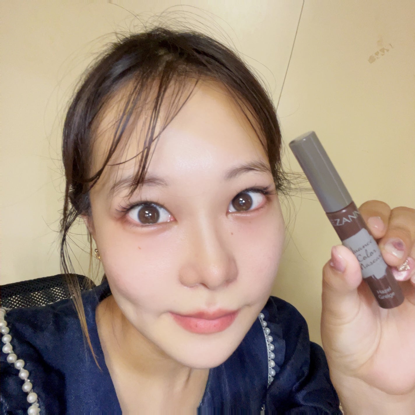 ニュアンスカラーマスカラ/CEZANNE/マスカラを使ったクチコミ(5枚目)