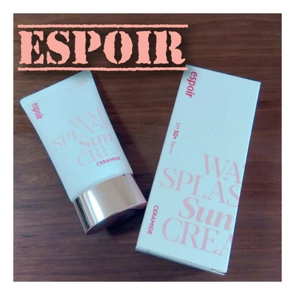 ウォータースプラッシュサンクリーム/espoir/日焼け止め・UVケアを使ったクチコミ(1枚目)