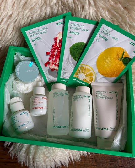 ã¬ãããŒã«ãã·ã«ããªãã¢ãã»ã©ã /innisfree/çŸå®¹æ¶²ã䜿ã£ãã¯ãã³ãïŒ1æç®ïŒ