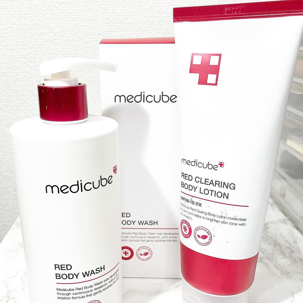 レッドボディローション/MEDICUBE/ボディローションを使ったクチコミ（1枚目）