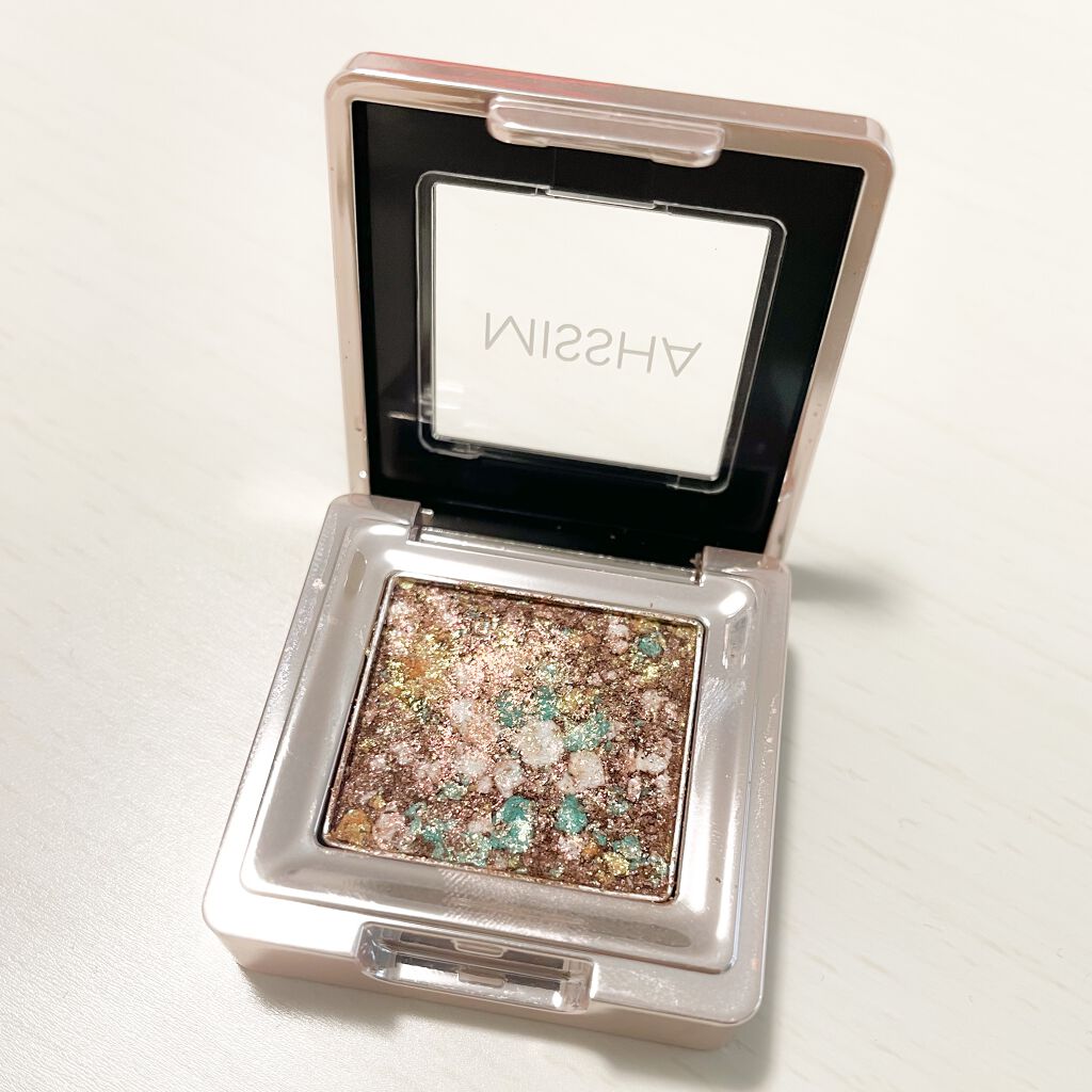 グリッタープリズム シャドウ/MISSHA/グリッターを使ったクチコミ（2枚目）
