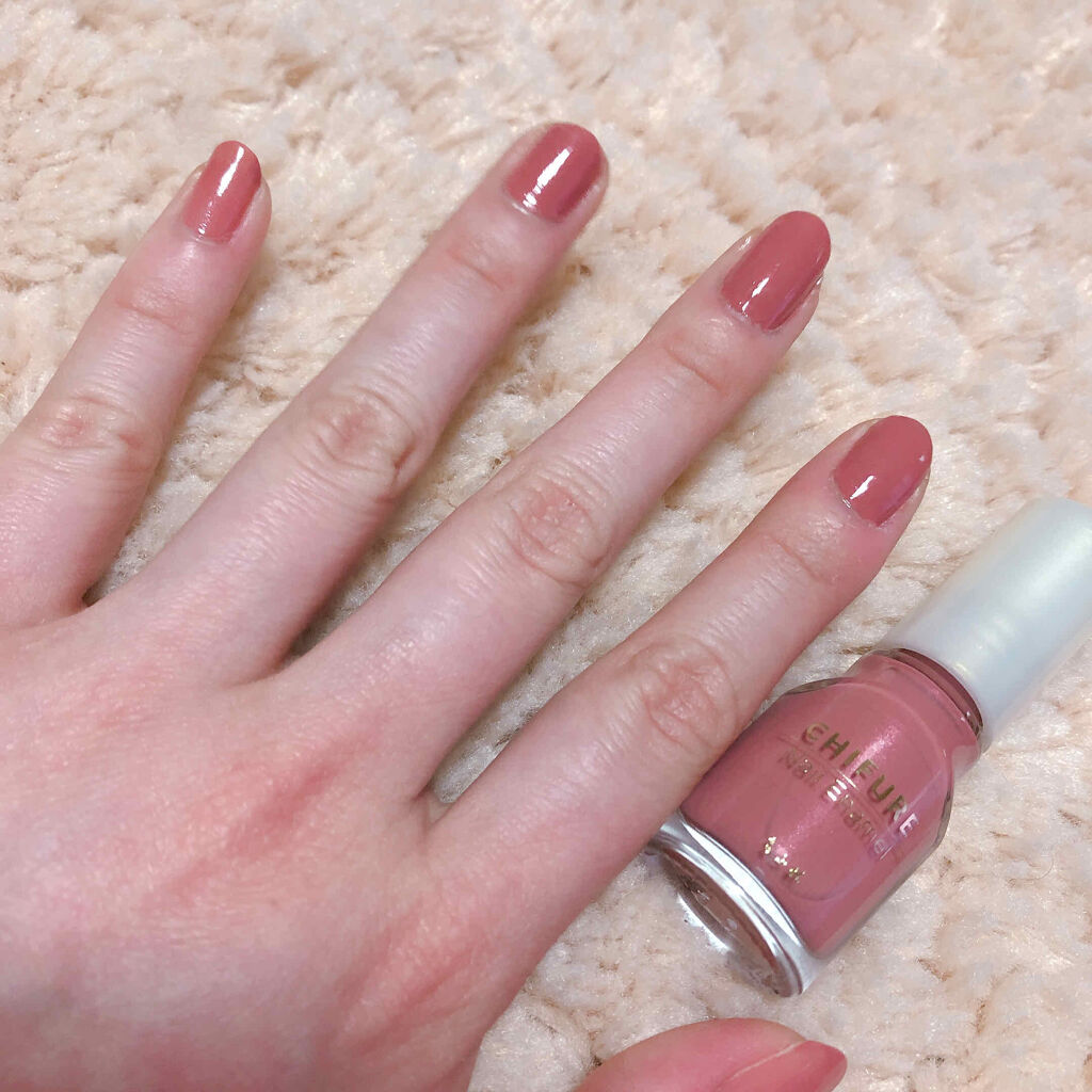 ネイル エナメル 243 ローズ系/ちふれ/マニキュアを使ったクチコミ（2枚目）